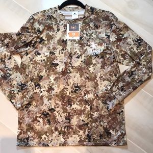 MENS LONG SLEEVE CAMO TEE